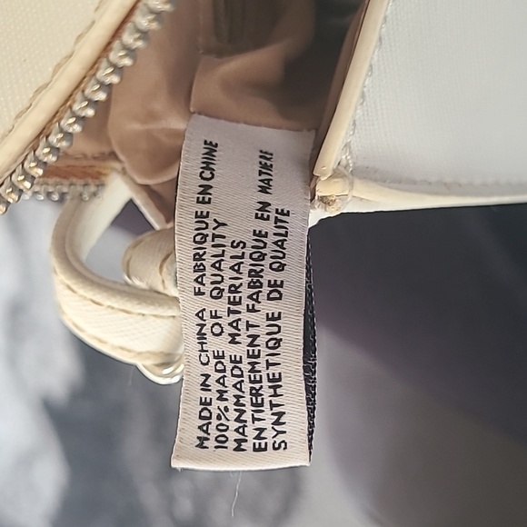 NINE WEST Crossbody Mini White Purse - Picture 9 of 10